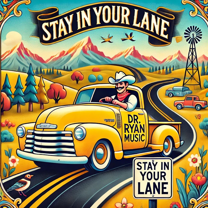 Dr. Ryan Funky Feel Good Country Music Song "Stay in Your Lane" Cover